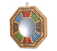 BESPORTBLE Feng Shui Bagua Hanging Mirror Eight Diagrams Convex Decor for Evil Spirits Exorcism Home Wall Pendant Traditional Chinese Protection Charm