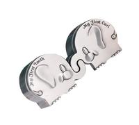 BESPORTBLE Fetal Hair Collection Box My First Curl Box and Silver for Keepsakes and Gifts for Newborns