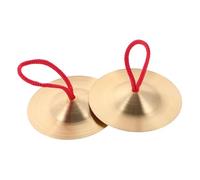 BESPORTBLE Finger Cymbals Copper Percussion Instrument for Rhythm Training and Music Education Mini Cymbals Encouraging Teamwork and Social Skills Development