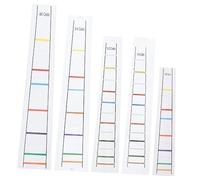 BESPORTBLE Fingerboard Sticker Easy to Stick Pvc and Paper Material Cello Finger Guide with 5 Sheets Suitable for 1/8 to 4/4 Sizes, Practice Accessory for Beginners for Music Teachers