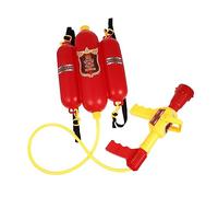 BESPORTBLE Firefighter Backpack Water Shooter Toy for Boy Girl High-pressure Water Spray for Summer Outdoor Fun Pools and Gardens Red Color