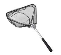 BESPORTBLE Fishing Net Trout Catching Releasing Fish Landing Net With Telescopic Pole Handle (50cm, Black)