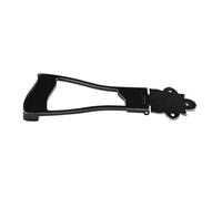BESPORTBLE Fixed Tailpiece Metal Bridge Tailpiece for Guitar, Lightweight Polished Surface Compact Design, Elegant Style Suitable for Jazz and Electric Guitars