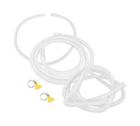 BESPORTBLE Flexible Air Conditioner Drain Hose Extension Polyethylene Material Prevents Aging and Cracking with Pipe Clamp Anti-Slip Textured Surface Suitable for Mini Split and Washer