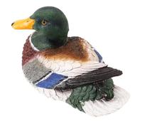 BESPORTBLE Floating Duck Made of Resin for Pond and Garden Decoration and Durable Easy to Place Realistic Duck Statue for Landscape Decoration