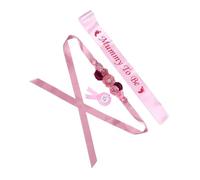 BESPORTBLE Flower Belt Corsage Mommy Sash Pregnancy Shower Corsage for Maternity Photo Shoot Props