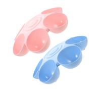 BESPORTBLE Flower Shaped Multi Cat Feeder Elegant Pet Feeding Bowl with Slip Base Comfortable Dining Experience for Cats Kittens Puppies Easy to Clean for Various Eating Styles
