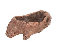 BESPORTBLE Flowerpot Flowers Large Fake Driftwood Log Fake Vines Succulents Planters Big Plant Pots Indoor Extra Large Tree Stump Planter Cactus Plant Pots Vintage Vase Outdoor Cement Brown
