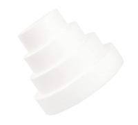BESPORTBLE Foam Cake Dummies 4Pcs Multi-Size Lightweight Polystyrene Models for Cake Decorating Practice and Event Display