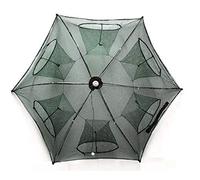 BESPORTBLE Foldable Fishing Net Cast Net Catch Umbrella Design and Zipper Trap Six Entrance Foldable for Fish Minnow Crawfish Shrimp Easy to Use No Assembly Needed