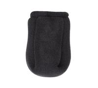 BESPORTBLE Foldable Hair Dryer Sponge Cover Heat Resistant Diffuser with Elastic Band for and Heat Damage Prevention Black Wind Blower Cover for Salon and Home Styling