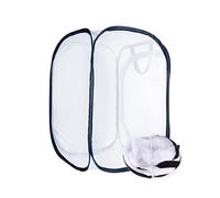 BESPORTBLE Foldable White Insect Habitat Cage with Zipper Portable Bug House for Outdoor Exploration and Butterfly Observation Mesh Net Random Color