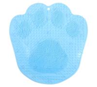 BESPORTBLE Foot Scrubber for Shower Floor TPR Non-Slip Mat with Suction Cups Hands-Free Cleaning and Back Scrubbing for Shower Bathroom Use
