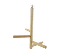 BESPORTBLE Four-step Spiral Stair Bird Perch Parrot Stand Toys Wooden Branches Climbing Stairs