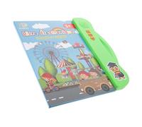 BESPORTBLE French English Interactive Book for Toddlers Ages 2-4, Preschool Educational Reading Toy Audio, French Language Learning Books for Early Childhood Development