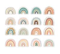 BESPORTBLE Fridge Magnets with Pvc Soft Magnet Material and Good Decoration Effect Fine Workmanship 16pcs Rainbow Shaped for Refrigerator Decor and Housewarming Gifts