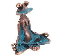BESPORTBLE Frog Incense Holder Vintage Antique Copper Aromatherapy Incense Stick Stand Meditation Zen Yoga Figurine Home Office Spa Room Decor