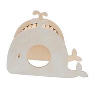 BESPORTBLE Funny Hamster Toy Wooden Hamster Nest Climbing Ladder Guinea Pig Hideout Pet Hideout for Cage Pet Grinding Toy Easy to