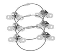 BESPORTBLE Furniture Straps for Falling Furniture Prevention Stainless Steel 3 Sets with Rust Resistant Self-Tapping Screws and Expansion Plugs for Child Proofing Cabinets and Wardrobes