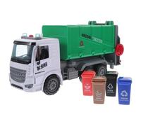 BESPORTBLE Garbage Truck Toy Children Garbage Sorter Educational Toy for Boys Sturdy Inertia Model for Outdoor Play and Learning