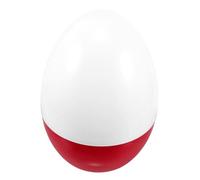 BESPORTBLE Giant Openable Easter Egg Refillable Plastic Decoration White Red for Party Favors DIY Projects and Festive Easter Celebrations Extra Capacity for Surprises and Treats