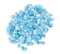 BESPORTBLE Glass Aquarium Stones Crystal Pebbles for Fish Tank Decoration Safe for Fresh Salt Water