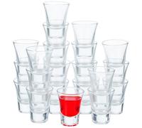 BESPORTBLE Glass Holy Communion Cups for Standard Trays Wine | Crystal Finish, Reusable 9ml Design, for Clergy, Small Groups, Ceremonies and Tasting Flights