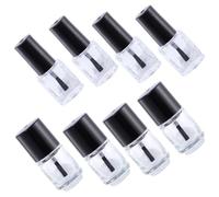 BESPORTBLE Glass Nail Polish Bottles and Square Mini Containers Leak-proof 5ml 20pcs with Brush Convenient Design for Manicure Lovers for Travel and DIY Nail Kit