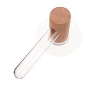 BESPORTBLE Glass Plant Propagation Station with Wooden Stand Wall-mounted Flower Tubes for Hydroponic Plants Hanging Planter Vase for Home Decor and Single Stem Display