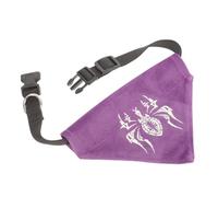 BESPORTBLE Glow The Dark Halloween Pet Bandana for Dogs and Cats Comfortable Spider Pattern Neckerchief for Festive Parties for Dog