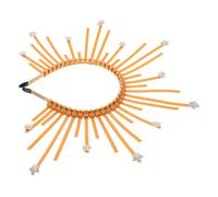 BESPORTBLE Goddess Spike Headband for Women Party Hair Accessory Elegant Radiant Crown Inspired by Angel Design Comfortable Fit for Cosplay Festivals Special Occasions