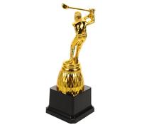 BESPORTBLE Gold Golf Trophy Cup Plastic Durable Lightweight Award for Sports Tournaments Competitions Parties Holiday Champion Prize Winner Game Awards