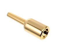 BESPORTBLE Gold Plated Trumpet Mouthpiece Replacement, Heavy Type 3C Design, Good Feel, Elegant Rich Sound, for Beginners and Professionals