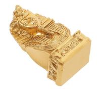 BESPORTBLE Golden Resin Egyptian Pharaoh Statue King Ornament with Simple Shape, Artistic and Versatile Decoration, Photography Prop for Home or Office