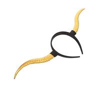 BESPORTBLE Gothic Antelope Horn Headband Halloween Headdress Durable Cosplay Hair Accessory for Women Party Festival Decoration