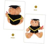 BESPORTBLE Graduation Plush Bear Stuffed Animal with Doctor Cap Soft Plush for Kindergarten High School College Graduates Memorable Graduation Season Cozy and Comfortable