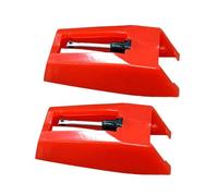 BESPORTBLE Gramophone Stylus Set 2pcs Gramophone Record Needle Turntable Needle No Tools Required for Quick Installation