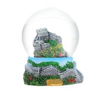 BESPORTBLE Great Wall Souvenirs Resin Crystal Ball Ornament 8cm Medium Size Souvenir Crafts for Beijing Travel Decoration Random Style