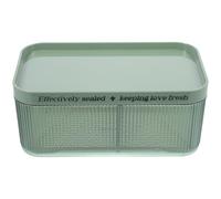 BESPORTBLE Green with Draining Feature Grade Fruit Storage Container Multipurpose Fruit Storage Bin for Freshness and Convenience for Organizing Refrigerator and Home Decor