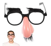 BESPORTBLE Groucho Marx Glasses - Funny Glasses with Large Nose for Halloween for Costumes Parties and Entertainment