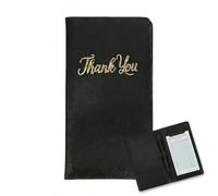 BESPORTBLE Guest Check Holder Pu Leather Check Presenter Restaurant Tip Clip for Order Menus Payments and Bill Organisation Lightweight Server Book for Cafes Bars and Fast Food Outlets