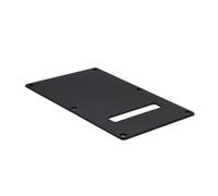BESPORTBLE Guitar Back Cover Black Single One-word Style Electric Guitar Neck Plate Replacement Tremolo Cover