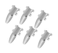 BESPORTBLE Guitar Finger Picks Practical and Easy to Store Stainless Steel 6pcs Large Holes Adjustable Finger Pick for Stringed Instruments for Guitar and Banjo Players