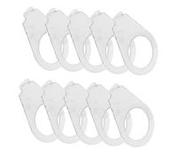BESPORTBLE Guitar Knob Pointer Replacement 10pc Indicator Plate in Metal Tone for Easy Installation