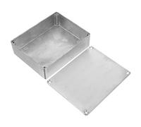 BESPORTBLE Guitar Pedal Case Aluminum Amplifier Project Case Guitar Pedal Box Silver Simple Stylish Design Aluminum Die-cast Housing Stable Sound Quality for Live Performances and Home