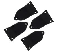 BESPORTBLE Guitar Replacement Parts Black 4pcs Truss Rod Covers with Bell-shaped Design Easy Installation and Versatile Compatibility for Electric Bass Guitar for Music