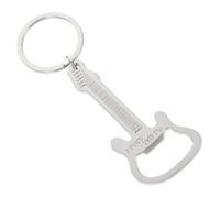 BESPORTBLE Guitar Shaped Metal Bottle Opener Keychain Beverage Opening Tool for Home Bar Parties Camping Gift for Music Lovers Stylish and Functional Accessory