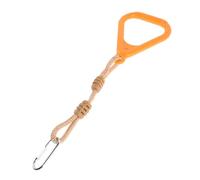 BESPORTBLE Gymnastic Rings with Short Straps and Buckles Portable Fitness Equipment for Strength Training Pull Ups and Dips Indoor Outdoor Use for Home Gyms and Backyards