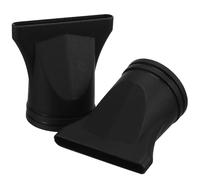 BESPORTBLE Hair Dryer Accessory Hair Blower Nozzle 2Pcs Black Plastic Diffuser Attachment for Professional Styling and Salon Use Enhances Volume and Curl Definition