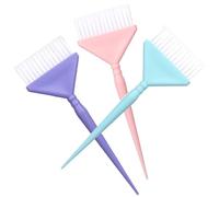 BESPORTBLE Hair Dye Brush Set Convenient for Storage 3pcs with Nylon Bristle for Even and Smooth Application Hair Colour Application Brush for Beauty Salon and Home Use for Beginners